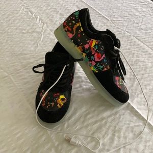 Light up party shoes.